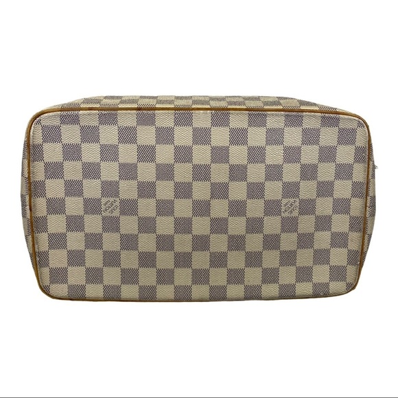 Louis Vuitton Tote bag white damier leather handbag used good condition vintage - Picture 9 of 14